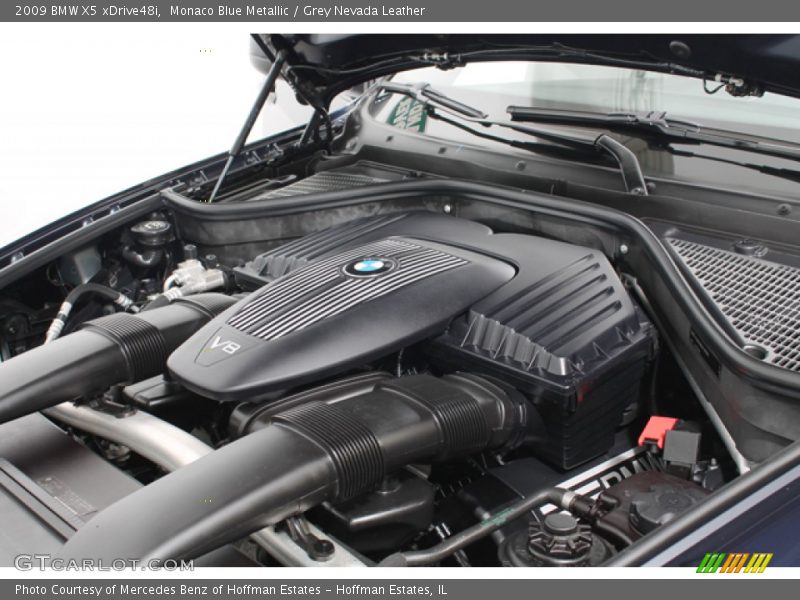 Monaco Blue Metallic / Grey Nevada Leather 2009 BMW X5 xDrive48i