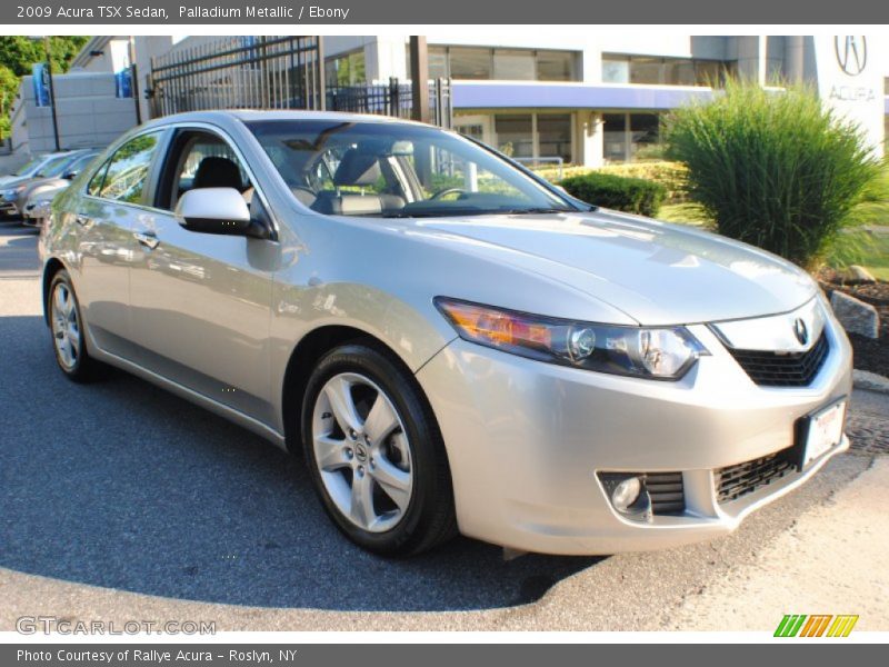 Palladium Metallic / Ebony 2009 Acura TSX Sedan