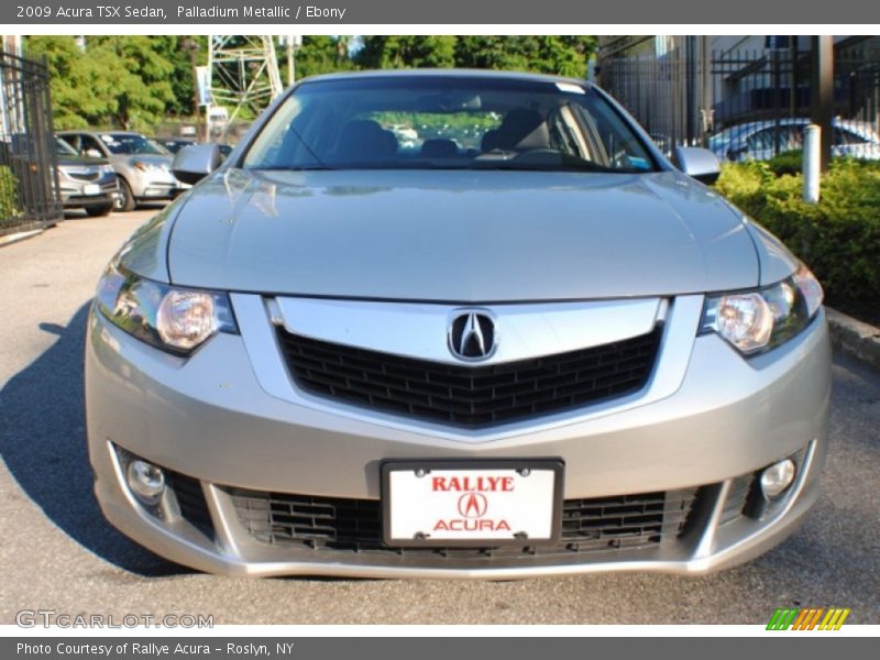Palladium Metallic / Ebony 2009 Acura TSX Sedan