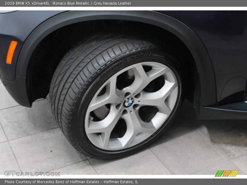 Monaco Blue Metallic / Grey Nevada Leather 2009 BMW X5 xDrive48i