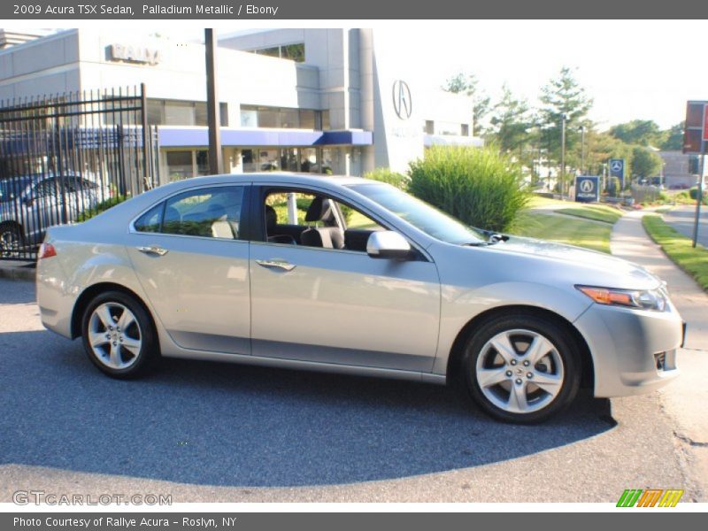 Palladium Metallic / Ebony 2009 Acura TSX Sedan