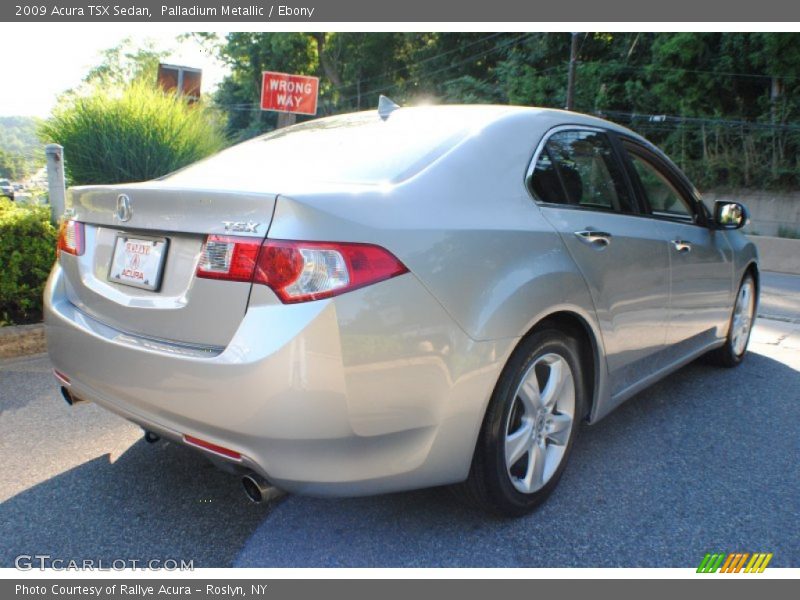 Palladium Metallic / Ebony 2009 Acura TSX Sedan