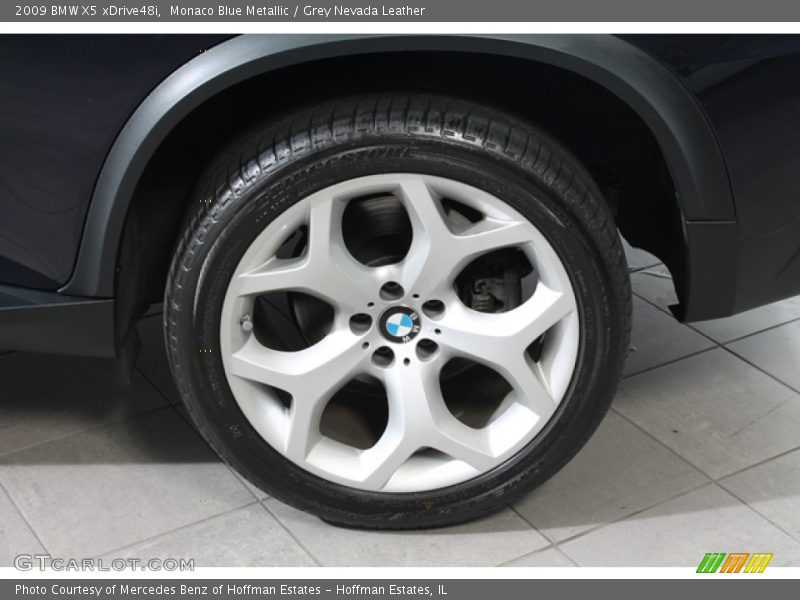 Monaco Blue Metallic / Grey Nevada Leather 2009 BMW X5 xDrive48i