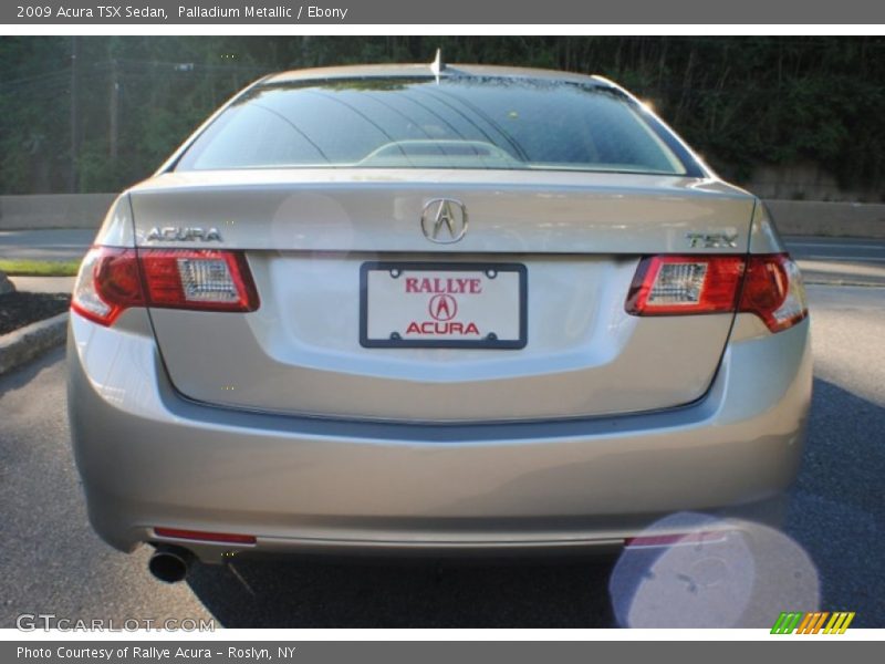 Palladium Metallic / Ebony 2009 Acura TSX Sedan