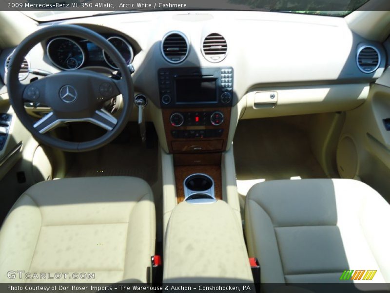 Arctic White / Cashmere 2009 Mercedes-Benz ML 350 4Matic