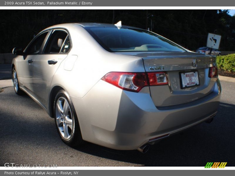 Palladium Metallic / Ebony 2009 Acura TSX Sedan