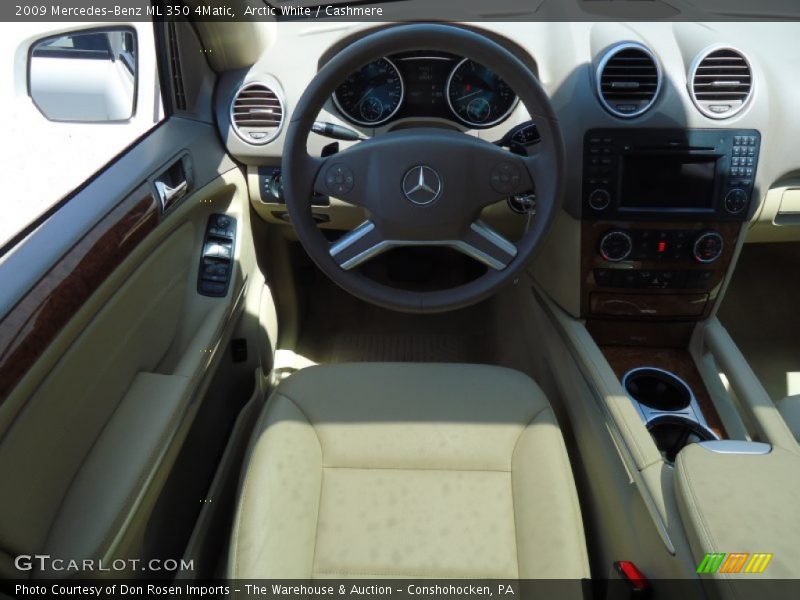 Arctic White / Cashmere 2009 Mercedes-Benz ML 350 4Matic
