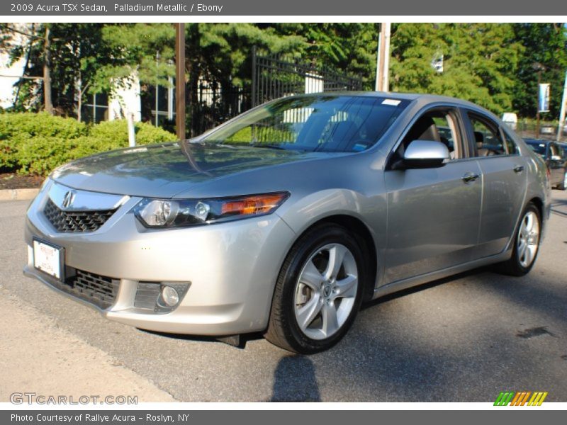 Palladium Metallic / Ebony 2009 Acura TSX Sedan