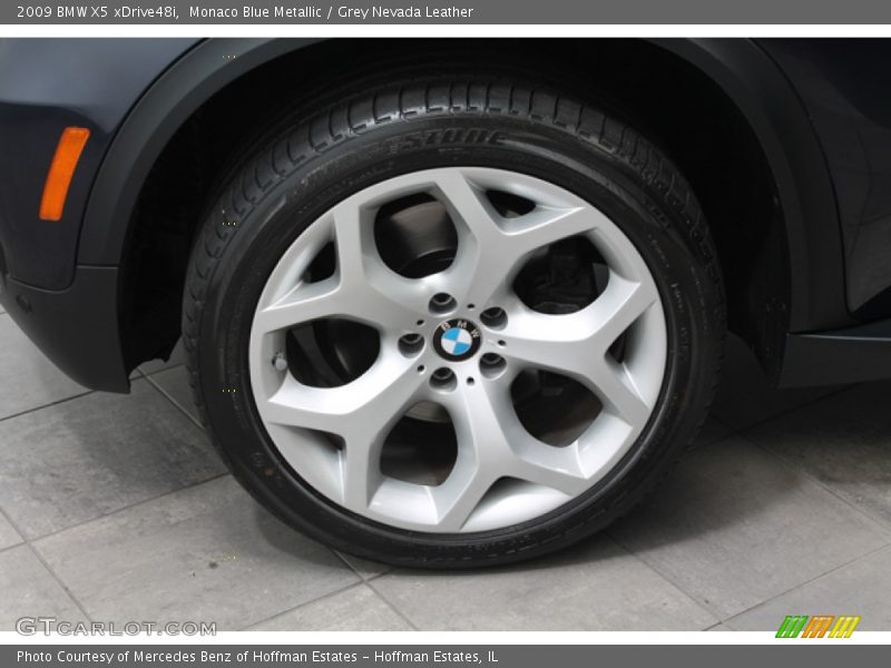 Monaco Blue Metallic / Grey Nevada Leather 2009 BMW X5 xDrive48i