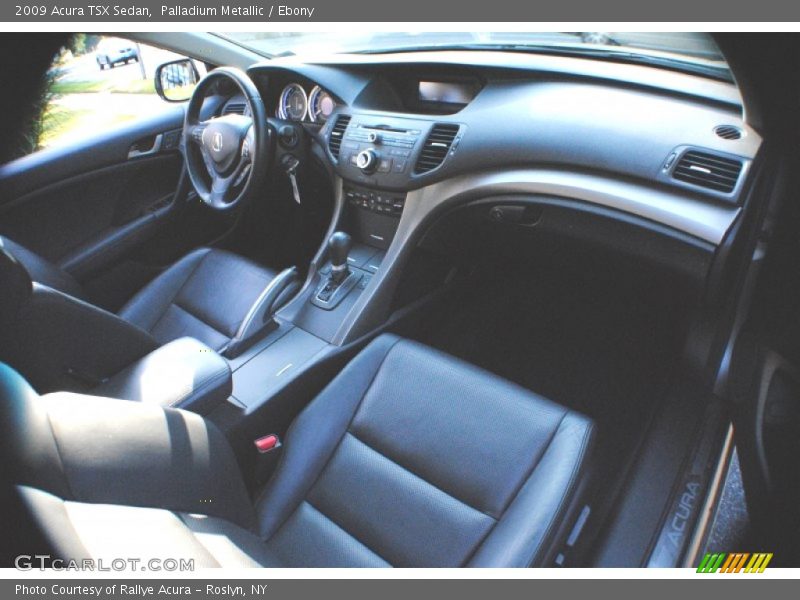 Palladium Metallic / Ebony 2009 Acura TSX Sedan