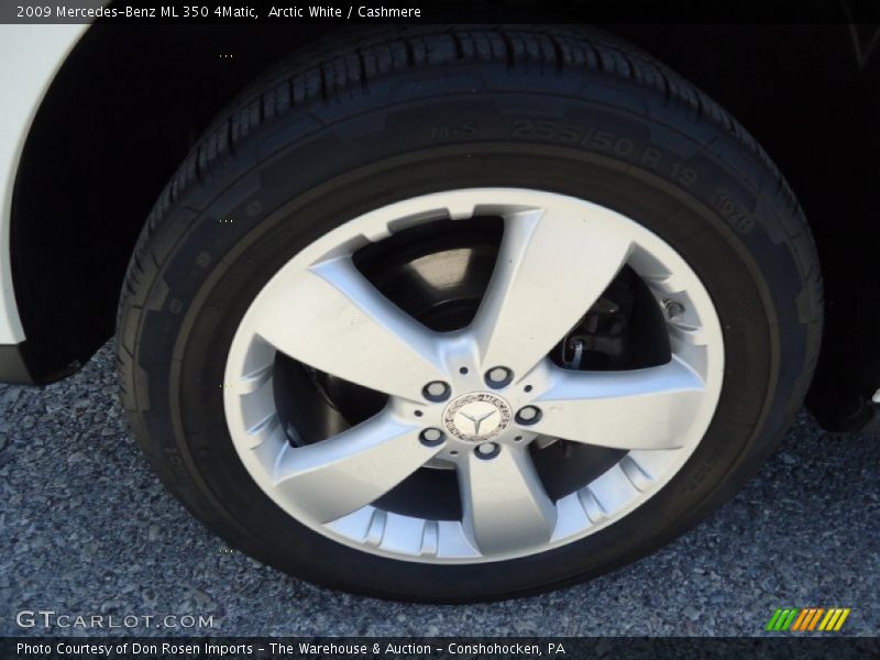 Arctic White / Cashmere 2009 Mercedes-Benz ML 350 4Matic