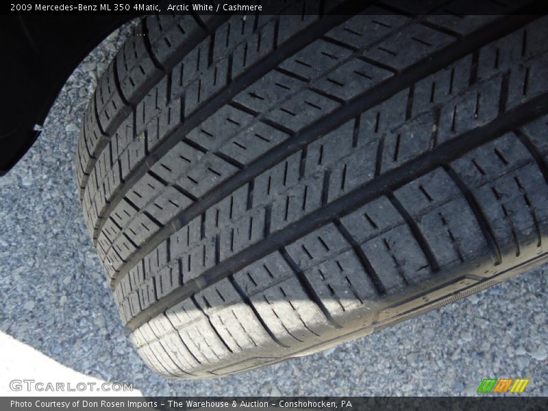 Arctic White / Cashmere 2009 Mercedes-Benz ML 350 4Matic