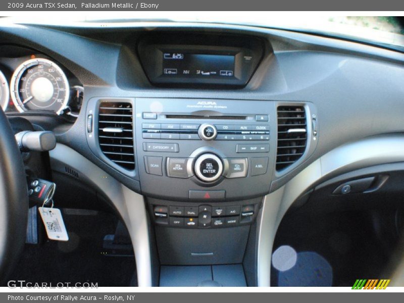Palladium Metallic / Ebony 2009 Acura TSX Sedan