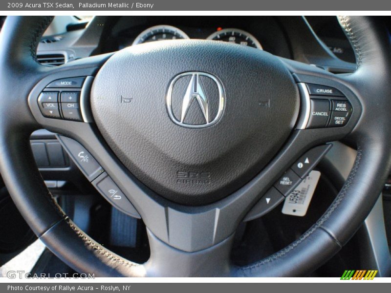 Palladium Metallic / Ebony 2009 Acura TSX Sedan