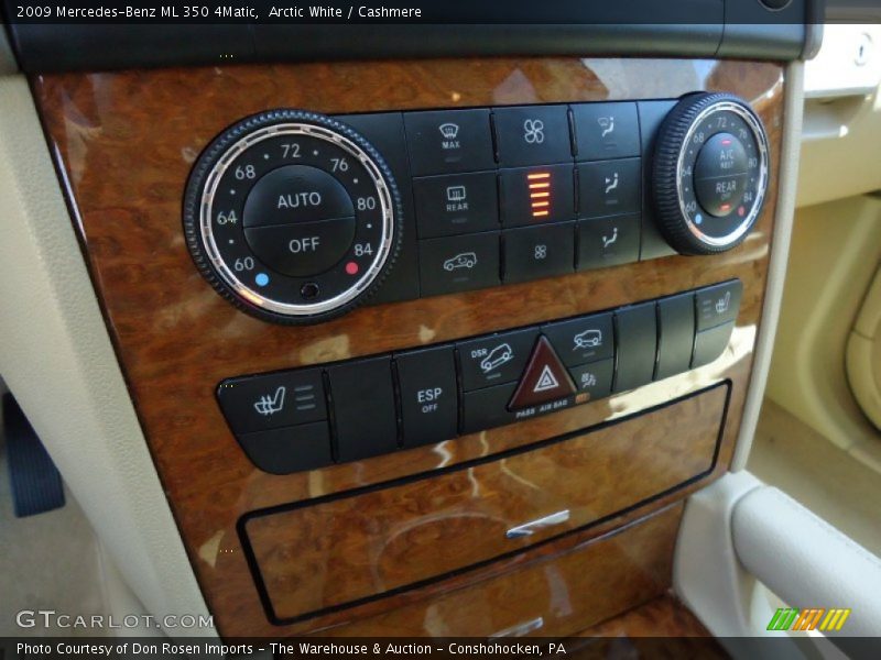Arctic White / Cashmere 2009 Mercedes-Benz ML 350 4Matic