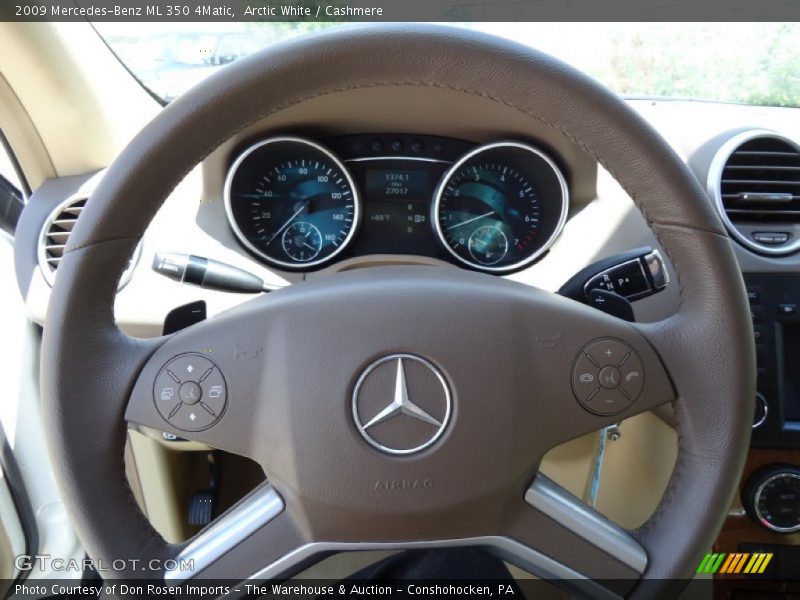Arctic White / Cashmere 2009 Mercedes-Benz ML 350 4Matic