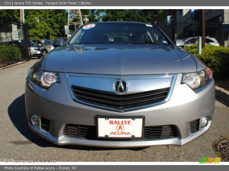 Forged Silver Pearl / Ebony 2011 Acura TSX Sedan
