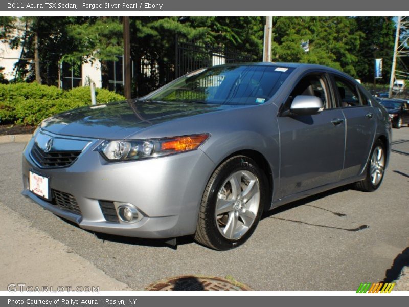 Forged Silver Pearl / Ebony 2011 Acura TSX Sedan