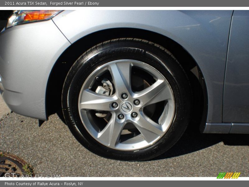 Forged Silver Pearl / Ebony 2011 Acura TSX Sedan