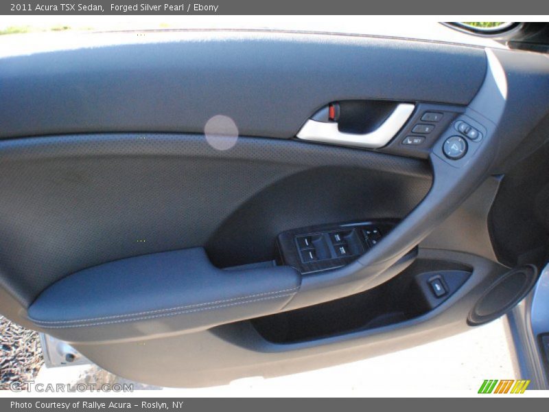 Forged Silver Pearl / Ebony 2011 Acura TSX Sedan