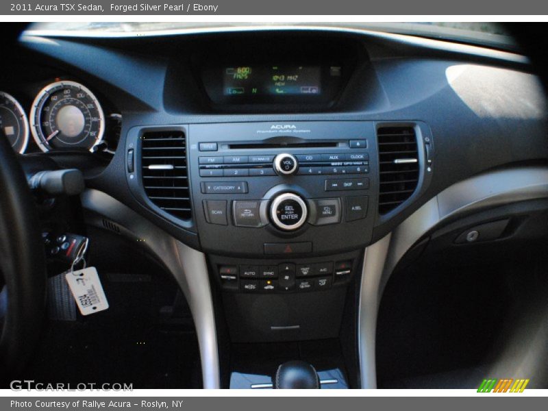 Forged Silver Pearl / Ebony 2011 Acura TSX Sedan