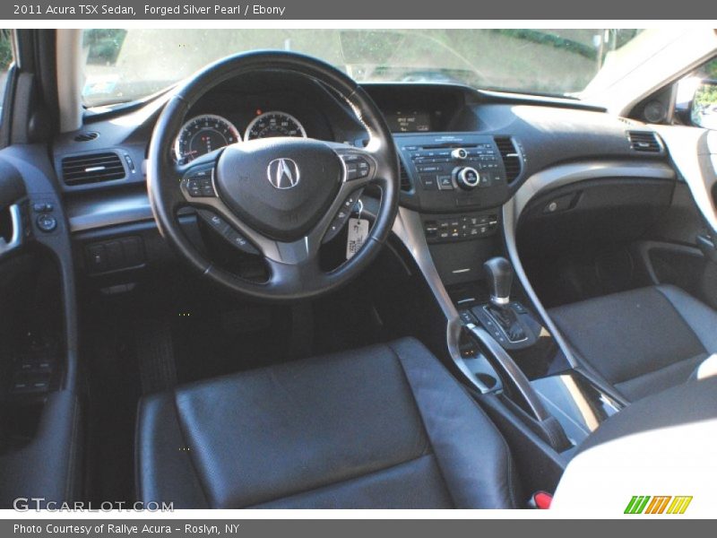 Forged Silver Pearl / Ebony 2011 Acura TSX Sedan