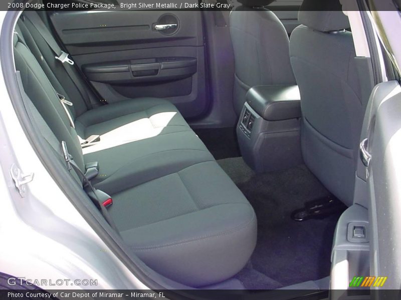 Bright Silver Metallic / Dark Slate Gray 2008 Dodge Charger Police Package