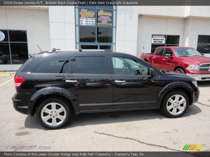 Brilliant Black Crystal Pearl / Dark Slate Gray/Light Graystone 2009 Dodge Journey R/T