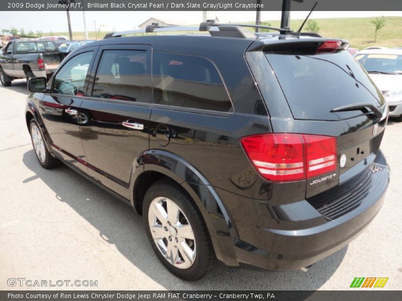 Brilliant Black Crystal Pearl / Dark Slate Gray/Light Graystone 2009 Dodge Journey R/T