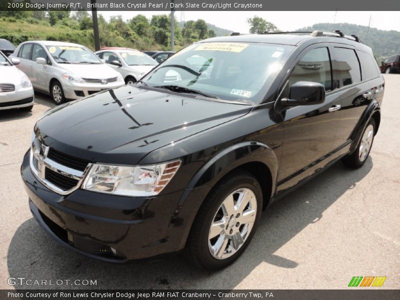 Brilliant Black Crystal Pearl / Dark Slate Gray/Light Graystone 2009 Dodge Journey R/T