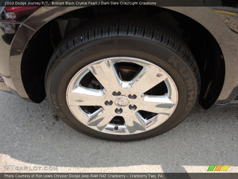 Brilliant Black Crystal Pearl / Dark Slate Gray/Light Graystone 2009 Dodge Journey R/T