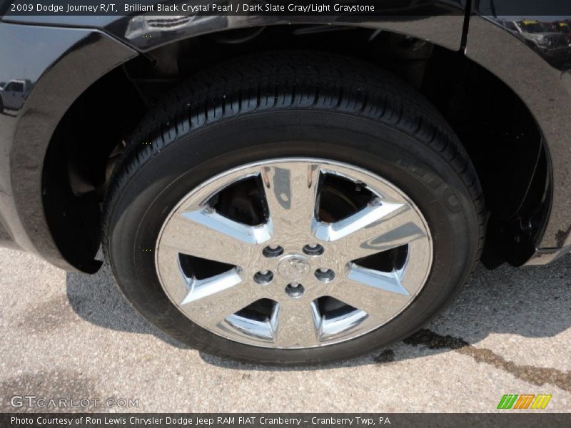 Brilliant Black Crystal Pearl / Dark Slate Gray/Light Graystone 2009 Dodge Journey R/T