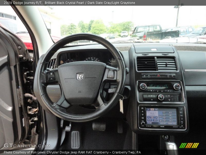 Brilliant Black Crystal Pearl / Dark Slate Gray/Light Graystone 2009 Dodge Journey R/T