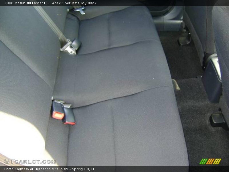 Apex Silver Metallic / Black 2008 Mitsubishi Lancer DE