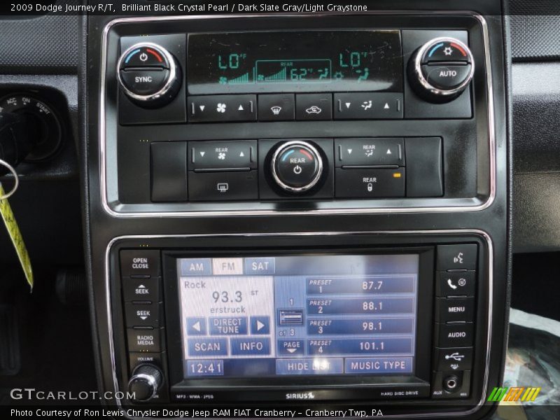 Brilliant Black Crystal Pearl / Dark Slate Gray/Light Graystone 2009 Dodge Journey R/T