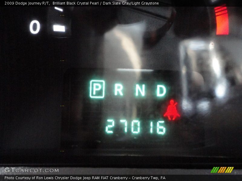 Brilliant Black Crystal Pearl / Dark Slate Gray/Light Graystone 2009 Dodge Journey R/T