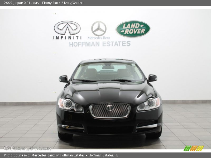 Ebony Black / Ivory/Oyster 2009 Jaguar XF Luxury