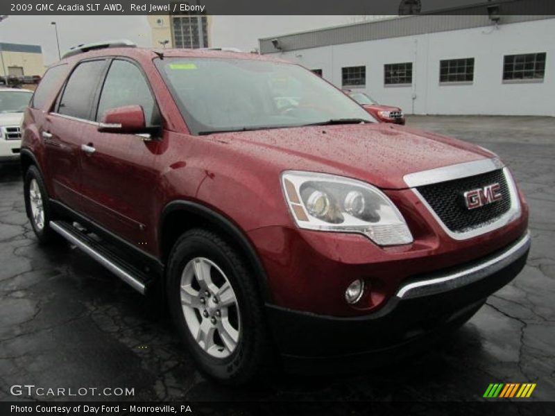 Red Jewel / Ebony 2009 GMC Acadia SLT AWD