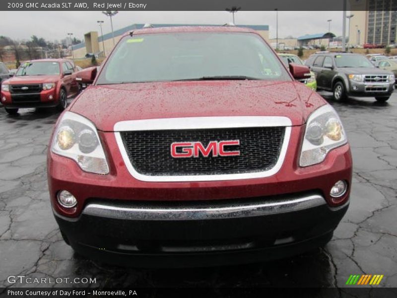 Red Jewel / Ebony 2009 GMC Acadia SLT AWD