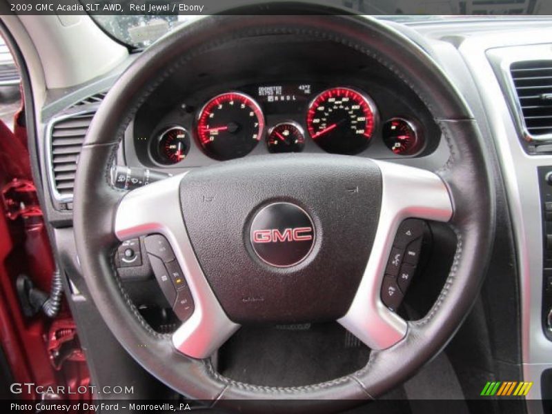Red Jewel / Ebony 2009 GMC Acadia SLT AWD