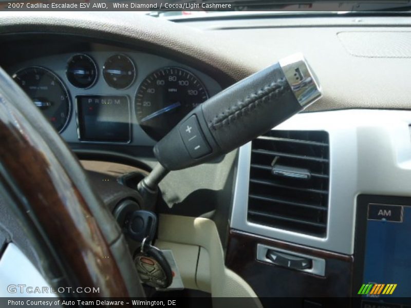 White Diamond / Cocoa/Light Cashmere 2007 Cadillac Escalade ESV AWD