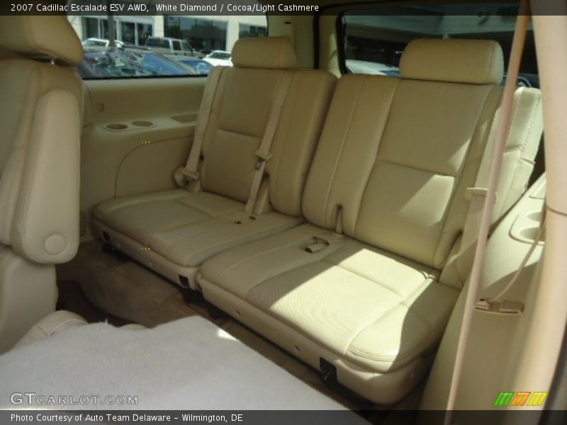 White Diamond / Cocoa/Light Cashmere 2007 Cadillac Escalade ESV AWD