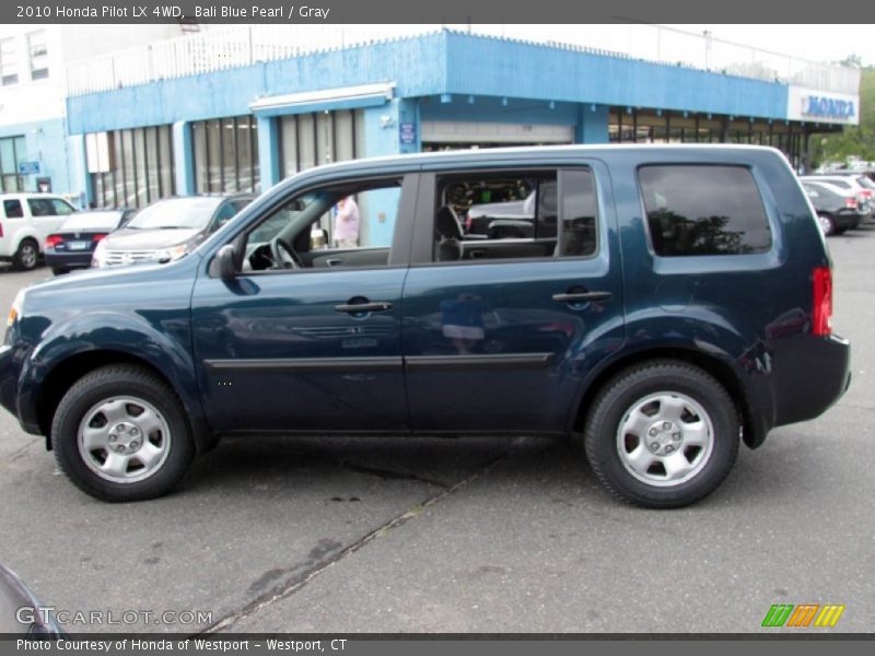 Bali Blue Pearl / Gray 2010 Honda Pilot LX 4WD