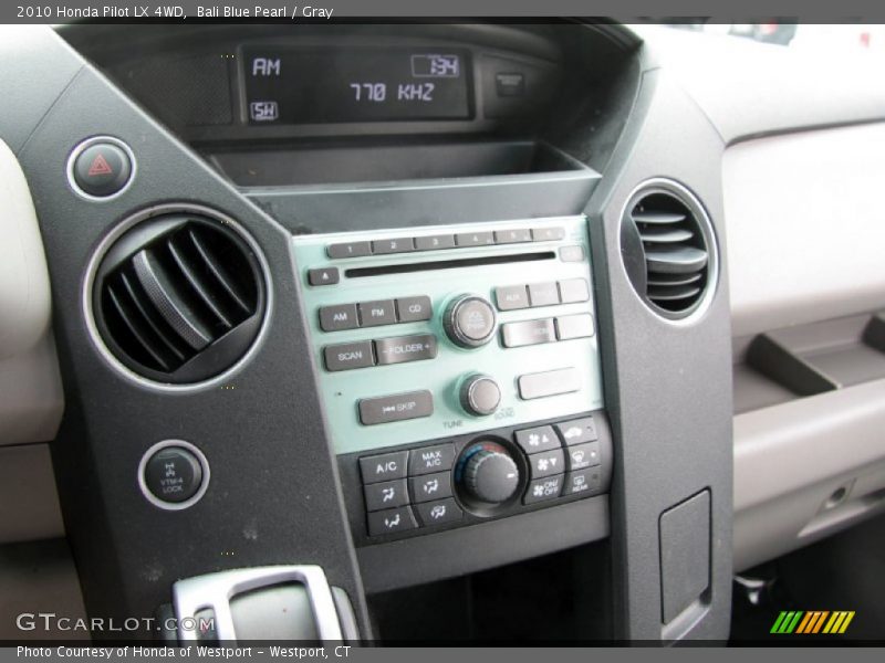 Bali Blue Pearl / Gray 2010 Honda Pilot LX 4WD