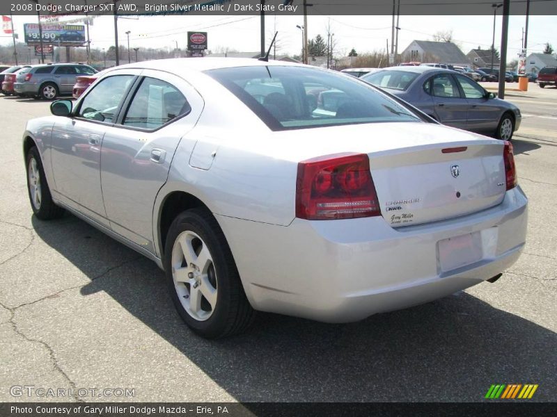 Bright Silver Metallic / Dark Slate Gray 2008 Dodge Charger SXT AWD