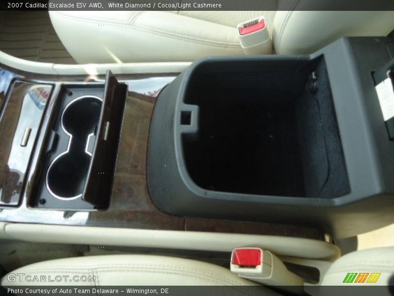 White Diamond / Cocoa/Light Cashmere 2007 Cadillac Escalade ESV AWD