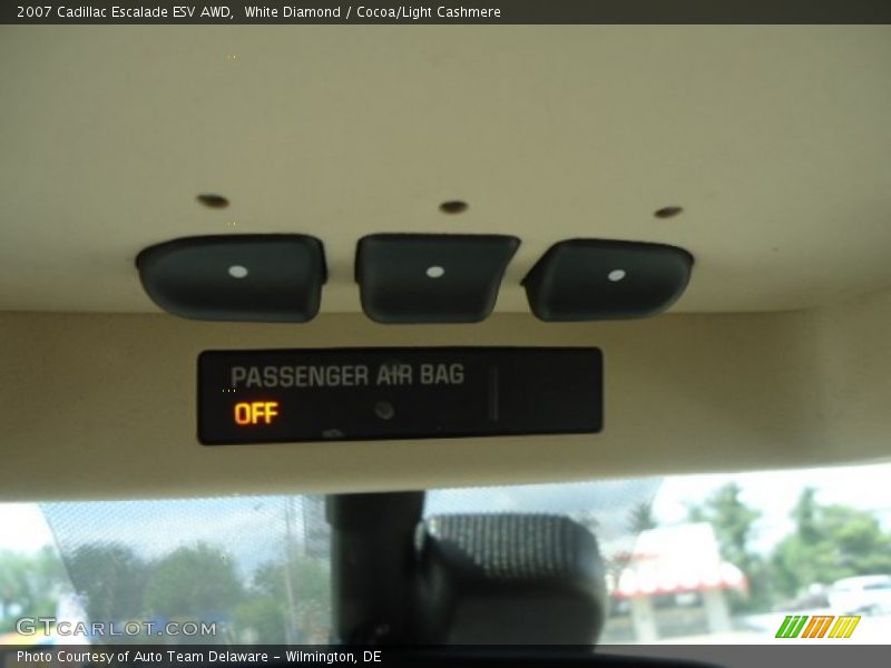White Diamond / Cocoa/Light Cashmere 2007 Cadillac Escalade ESV AWD