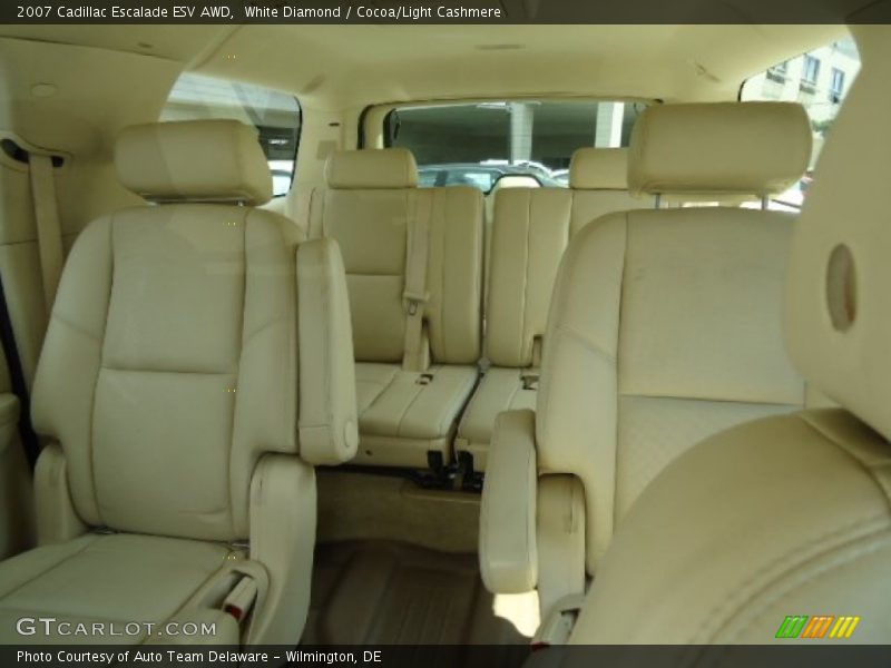 White Diamond / Cocoa/Light Cashmere 2007 Cadillac Escalade ESV AWD