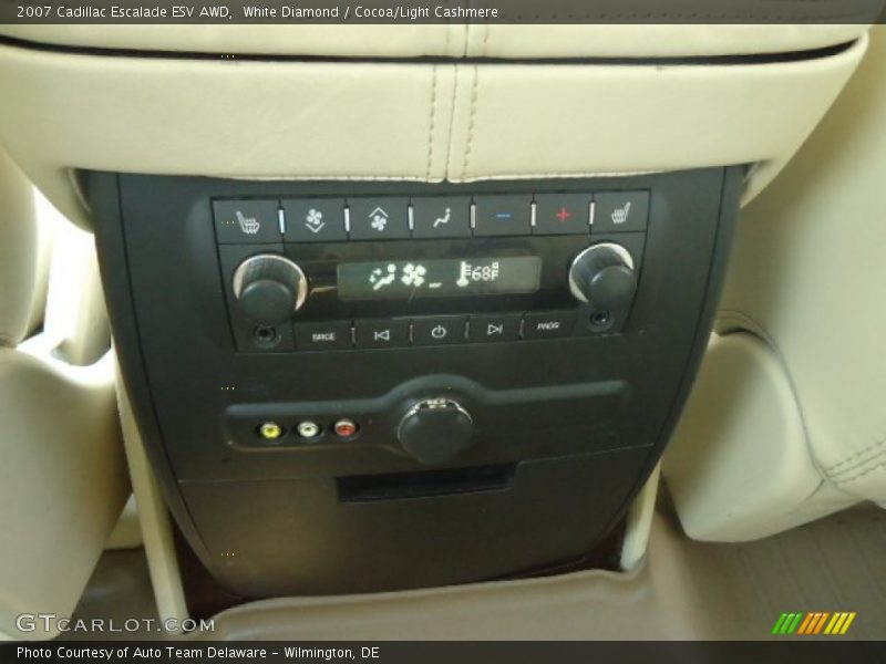 White Diamond / Cocoa/Light Cashmere 2007 Cadillac Escalade ESV AWD