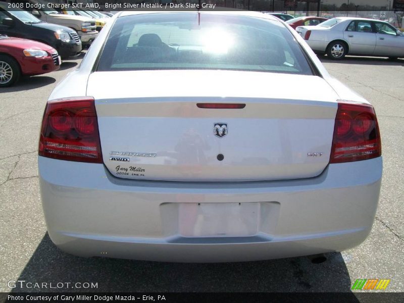 Bright Silver Metallic / Dark Slate Gray 2008 Dodge Charger SXT AWD